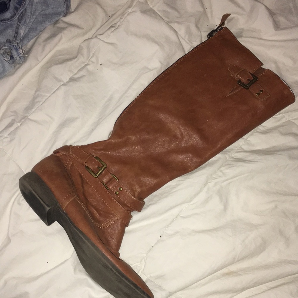 Cute leather boots